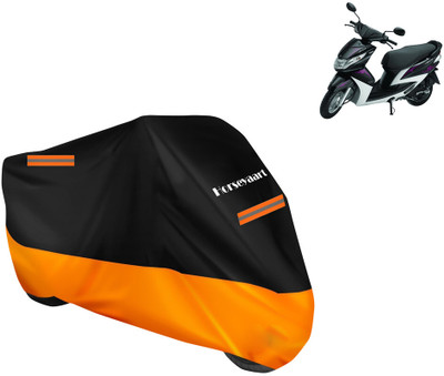 Horseyaart Waterproof Two Wheeler Cover for Yamaha(Ray, Orange)