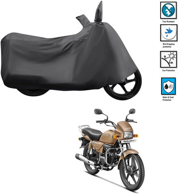 CODOKI Waterproof Two Wheeler Cover for Hero(Splendor Plus, Grey)