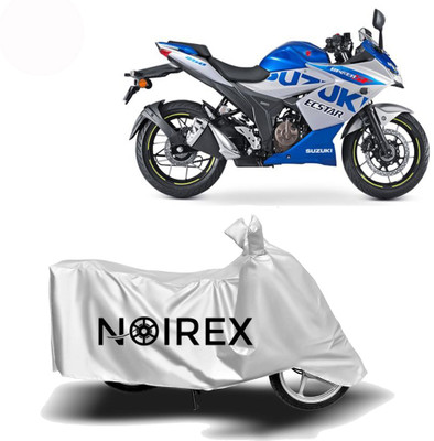 NOIREX Two Wheeler Cover for Suzuki(Gixxer SF 250, Silver)