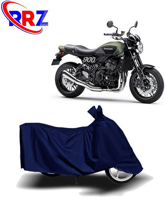RRZ Two Wheeler Cover for Kawasaki(Z900RS, Blue)