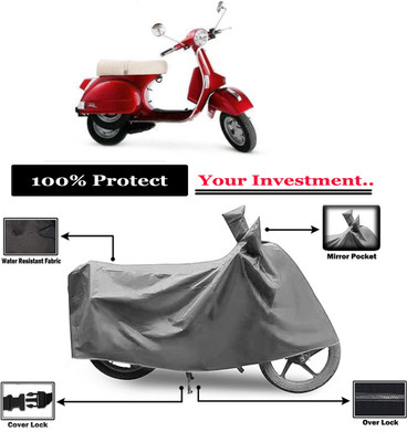 Amexride Two Wheeler Cover for LML(NV, Grey)