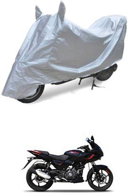 THE REAL ARV Waterproof Two Wheeler Cover for Bajaj(Silver)
