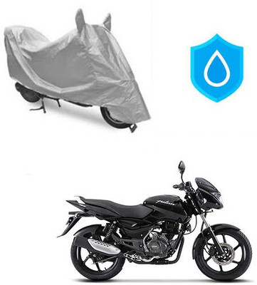 DeepShakshi AUTOMOTIVE Waterproof Two Wheeler Cover for Bajaj(Pulsar 150, Silver)
