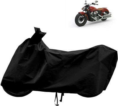 Horseyaart Waterproof Two Wheeler Cover for Indian(Scout, Black)