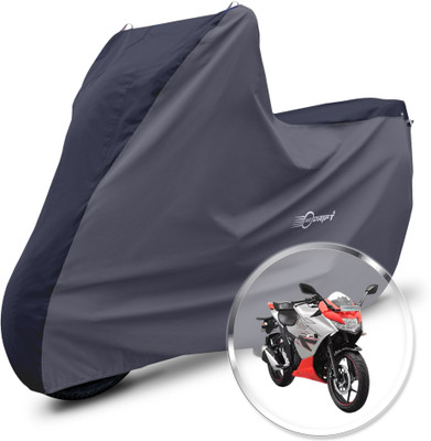 Neodrift Two Wheeler Cover for Suzuki(Gixxer SF, Black, Grey)