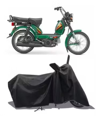 KPM TRADERS Waterproof Two Wheeler Cover for TVS(XL 100, Black)