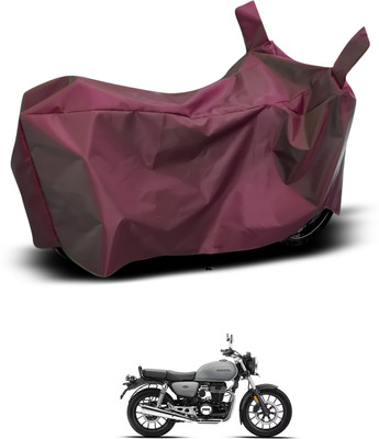 CODOKI Waterproof Two Wheeler Cover for Honda(Hness CB350, Maroon)