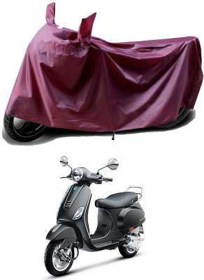 THE REAL ARV Waterproof Two Wheeler Cover for Vespa(Vespa VXL 125, Maroon)