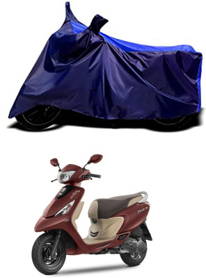 VESMEI Two Wheeler Cover for TVS(Scooty Zest 110 BS6, Blue)