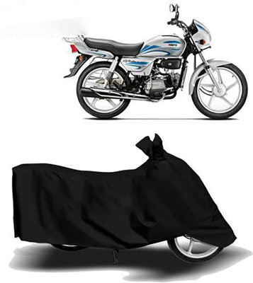 Mdstar Waterproof Two Wheeler Cover for Hero(Splendor, Black)
