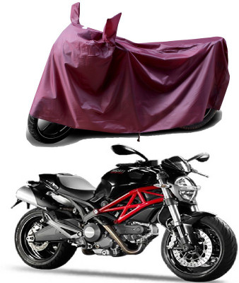 THE REAL ARV Waterproof Two Wheeler Cover for Ducati(Monster 796 S2R, Maroon)