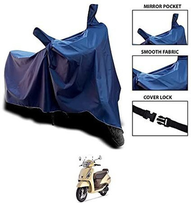 MMSSTAR Waterproof Two Wheeler Cover for TVS(Jupiter classic, Blue)