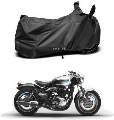 Duffel Two Wheeler Cover for Royal Enfield(Black)