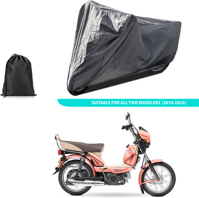 GOSHIV-car and bike accessories Two Wheeler Cover for TVS(Grey)