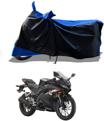 DeepShakshi AUTOMOTIVE Waterproof Two Wheeler Cover for Yamaha(YZF R15 V3 BS6 BS6, Blue)