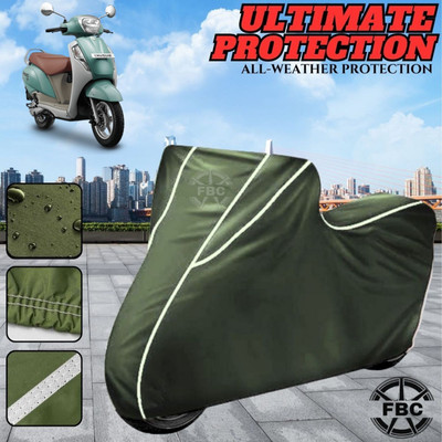 AutoGalaxy Waterproof Two Wheeler Cover for Suzuki(Access, Green)