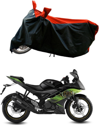 DeepShakshi AUTOMOTIVE Waterproof Two Wheeler Cover for Yamaha(YZF-R15 V2 BS6, Red)