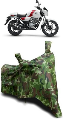 ATBROTHERS Waterproof Two Wheeler Cover for Bajaj(V15, Multicolor, Green)