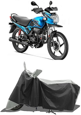GROFATIK Two Wheeler Cover for Hero(Passion Pro TR, Grey)