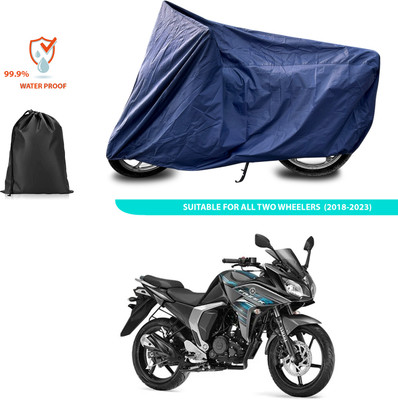 CODOKI Waterproof Two Wheeler Cover for Yamaha(Fazer-FI BS6, Blue)