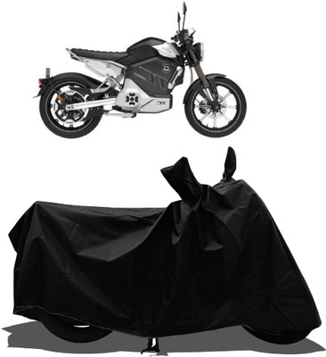 Tricway Waterproof Two Wheeler Cover for Revolt(RV Cafe Racer BS6, Black)