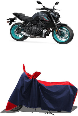 SUGASHRI Waterproof Two Wheeler Cover for Yamaha(MT 07, Red, Blue)