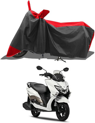 APNEK Waterproof Two Wheeler Cover for Suzuki(Burgman Street 125, Red, Black)