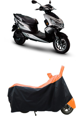 Coxtor Waterproof Two Wheeler Cover for Okinawa(i-Praise, Orange)