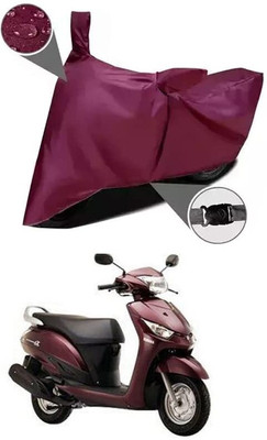 AASHTIK MART Two Wheeler Cover for Yamaha(Alpha, Maroon)