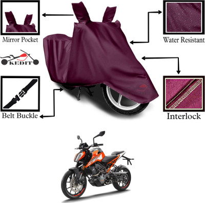 AASHTIK MART Two Wheeler Cover for KTM(790 Duke, Maroon)