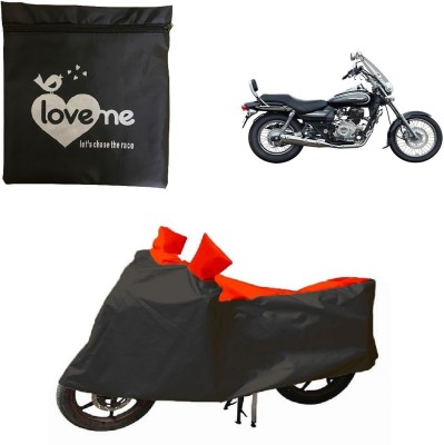 Love Me Waterproof Two Wheeler Cover for Bajaj(Avenger 220 DTS-i, Red, Black)