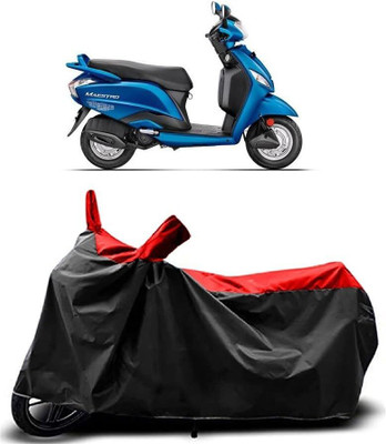 KEDIT Two Wheeler Cover for Hero(Maestro Edge, Red, Black)