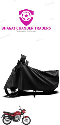 bhagat chander traders Waterproof Two Wheeler Cover for Bajaj(Discover 125 DTS-i, Black)