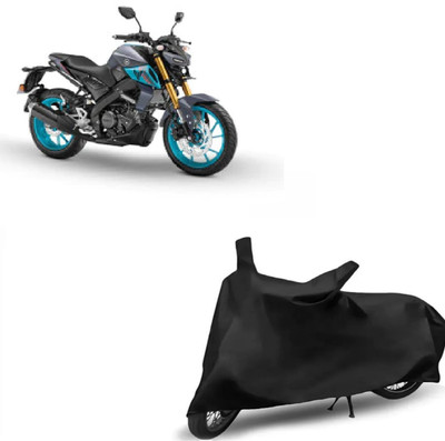 Aarav Moto Waterproof Two Wheeler Cover for Yamaha(MT-15, Black)