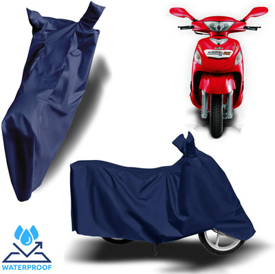 Autoinnovation Waterproof Two Wheeler Cover for Mahindra(Rodeo RZ, Blue)