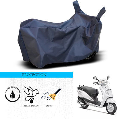 GOSHIV-car and bike accessories Waterproof Two Wheeler Cover for Hero(Duet LX 110CC, Blue)
