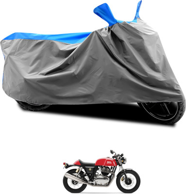 CODOKI Waterproof Two Wheeler Cover for Royal Enfield(Continental GT, Grey, Blue)