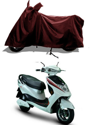 GROFATIK Two Wheeler Cover for Okinawa(R30 electric scooter, Maroon)