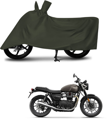 DeepShakshi AUTOMOTIVE Waterproof Two Wheeler Cover for Triumph(Street Twin, Green)