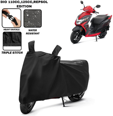 SRP PRODUCT Waterproof Two Wheeler Cover for Honda(Dio, Black)