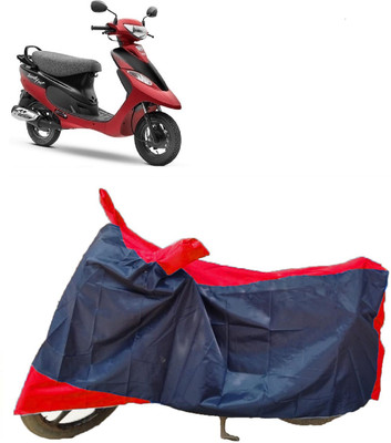 ANTOFY Two Wheeler Cover for TVS(Scooty Pep Plus, Multicolor)