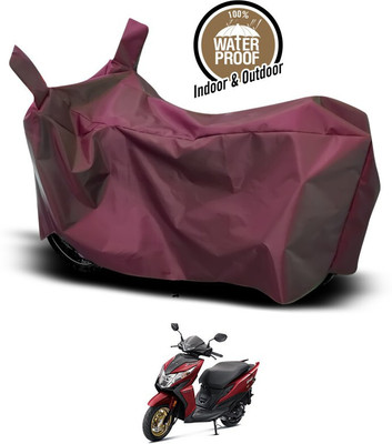 SEBONGO Waterproof Two Wheeler Cover for Honda(Dio, Maroon)