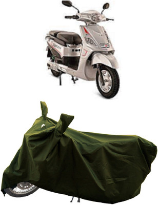 GROFATIK Two Wheeler Cover for Hero(Electric NYX e5 BS6, Green)