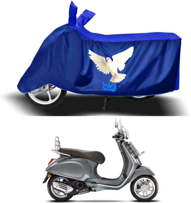 BigFly Two Wheeler Cover for Vespa(Scooty, Blue)
