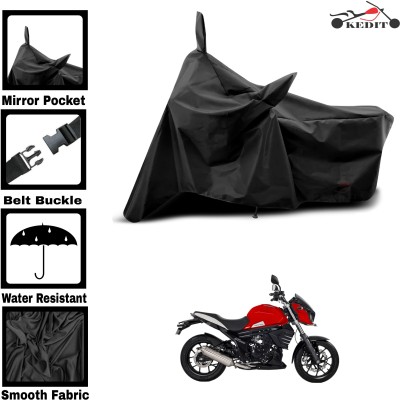 KEDIT Two Wheeler Cover for Universal For Bike(MOJO XT 300, Black)