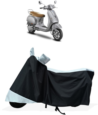 Tricway Two Wheeler Cover for Vespa(VXL 125 BS6, White)