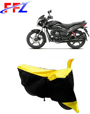 FFZ Waterproof Two Wheeler Cover for Hero(Passion Xpro, Black, Yellow)