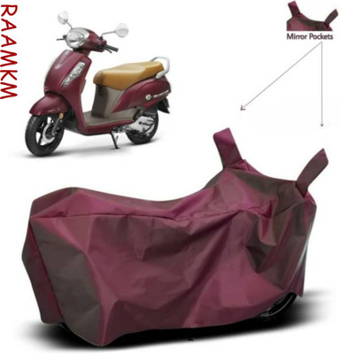 LIFE TO HUB Two Wheeler Cover for Hero, Honda, Bajaj, Ather, TVS, Yamaha(Ninja ZX-10R SE BS6, Maroon)