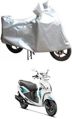 APNEK Waterproof Two Wheeler Cover for Hero(Pleasure, Silver)