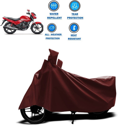 KEDIT Two Wheeler Cover for Hero(Achiever, Maroon)